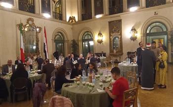 السفارة المصرية في روما تقيم إفطار جماعي لأفراد الجالية
