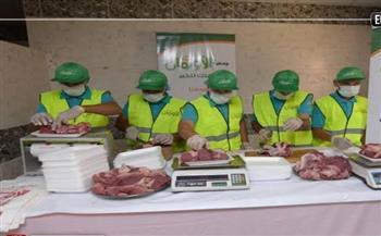 الأورمان توزع 30 طنا من اللحوم بقنا بمناسبة شهر رمضان