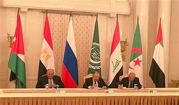وزراء خارجية عرب وأمين عام الجامعة العربية يعقدون مشاورات مع لافروف بشأن أوكرانيا