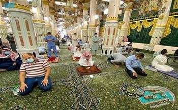 (واس): تمكين أكثر من نصف مليون للصلاة في الروضة الشريفة خلال شهر رمضان