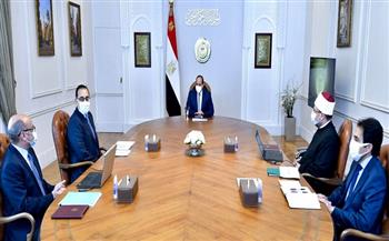 اجتماع الرئيس مع «مدبولي» ووزيري الأوقاف والعدل يتصدر اهتمامات الصحف