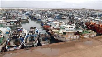 إغلاق ميناء الصيد البحري ببرج البرلس