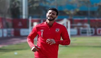 الشناوي ينقذ مرماه من الهدف الثاني أمام المصري