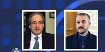 وزيرا خارجية سوريا وإيران يبحثا في اتصال هاتفي القضايا ذات الاهتمام المشترك