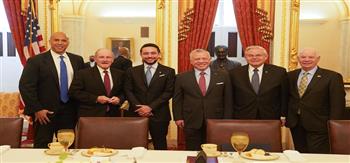 العاهل الأردني يبحث مع رؤساء وأعضاء لجان بالنواب الأمريكي التطورات الاقليمية والدولية