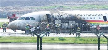 40 مصاب جراء انحراف طائرة ركاب على المدرج بالصين