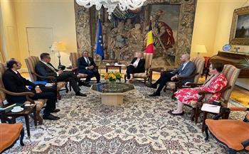 سفير مصر في بروكسل يبحث التعاون البرلماني مع رئيسة مجلس النواب البلجيكي