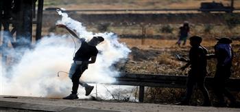 إصابات خلال مواجهات مع الاحتلال الاسرائيلي جنوب نابلس