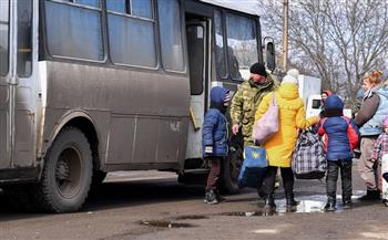 روسيا تجلي نحو 23 ألف شخص من أوكرانيا ودونباس خلال 24 ساعة