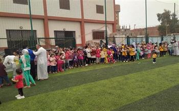 مبادرة العيد أحلى ترسم البهجة على وجوه الأطفال بـ مراكز شباب"حياة كريمة" ..صور