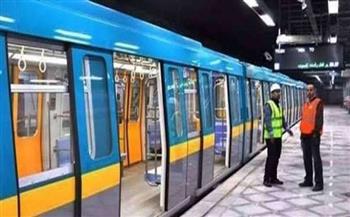 مترو الأنفاق: تهدئة حركة القطارات بين حدائق حلوان ووادي حوف للقيام بأعمال أسفل السكة
