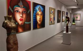 150 تشكيليا في افتتاح معرض «الفن بنكهة فرعونية» بجاليري ضي