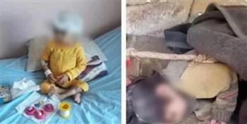 مربوطة بحبل في بيت الكلاب.. طفلة سورية تفطر القلوب بسبب قسوة جدّها (فيديو)