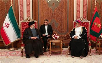 السلطان هيثم بن طارق يعقد جلسة مباحثات رسمية مع الرئيس الإيراني