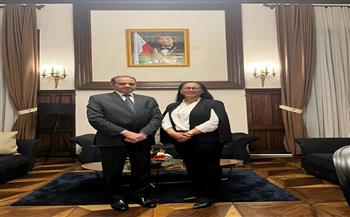 السفير المصري يلتقي وزير خارجية مدغشقر ومسئولًا بالرئاسة