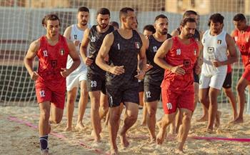منتخب مصر لكرة اليد الشاطئية في معسكر بملاعب سيتي كلوب استعدادا لبطولة العالم (صور)