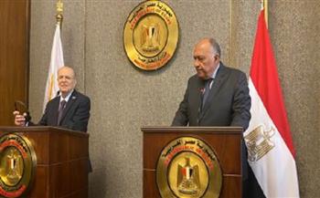 وزير خارجية قبرص: استضافة مصر لمؤتمر تغير المناخ أمر مهم ومحوري