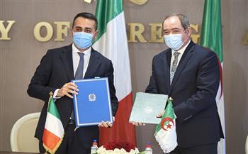 الجزائر وإيطاليا توقعان 5 مذكرات تفاهم في مجالات الاقتصاد والثقافة ومكافحة الإرهاب