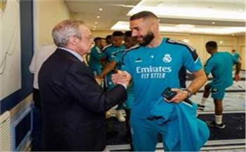 رئيس ريال مدريد يؤازر الفريق قبل نهائي دوري أبطال أوروبا