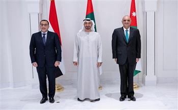 تمهيدا للإعلان عن «الشراكة الصناعية».. رئيس الإمارات يستقبل رئيسي وزراء مصر والأردن