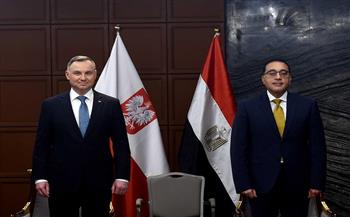 الرئيس البولندي يؤكد ثقته في أن زيارته لمصر ستكون لها آثارا إيجابية على تعزيز العلاقات