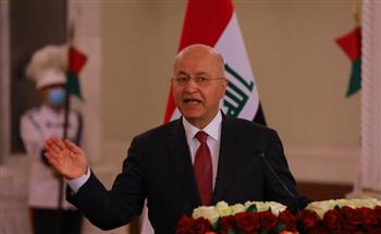 الرئيس العراقي يؤكد أهمية مواجهة تحديات الإرهاب والمناخ