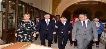 رئيس بولندا يزور المتحف المصري بالتحرير