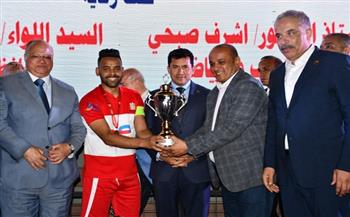 وزير الرياضة ومحافظ القاهرة يشهدان نهائي دوري مراكز الشباب لكرة القدم 