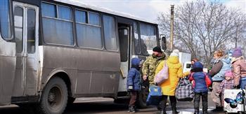 "دونيتسك" : إجلاء 518 مدنيًا من مدينة ماريوبول