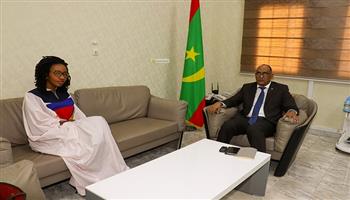 وزير المالية الموريتاني يستقبل ممثلة صندوق النقد الدولي