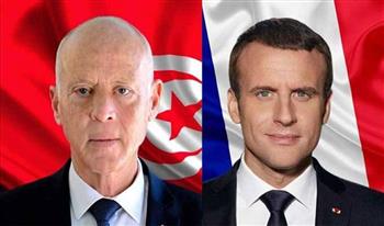 الرئيس التونسي يبحث مع نظيره الفرنسي العلاقات الثنائية