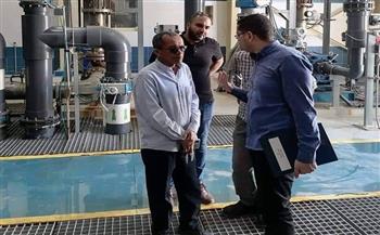 رئيس شركة مياه البحر الأحمر يتفقد عددًا من مواقع الشركة لمتابعة سير العمل 
