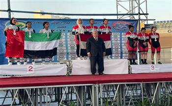 19 ميدالية لمصر في اليوم الأول لبطولة كأس العرب للدراجات  