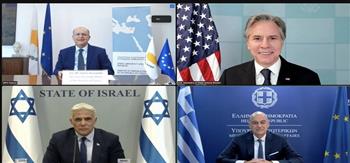 لقاء افتراضي يجمع وزراء خارجية الولايات المتحدة وقبرص واليونان وإسرائيل