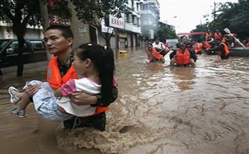 مصرع 10 أشخاص على الاقل جراء الفيضانات فى وسط الصين