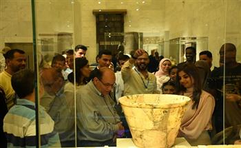 المتحف القومي للحضارة يستقبل وفود منحة ناصر للقيادة الدولية 