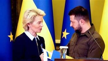 أورسولا فون دير لاين وزيلينسكي يبحثان انضمام أوكرانيا للاتحاد الأوروبي