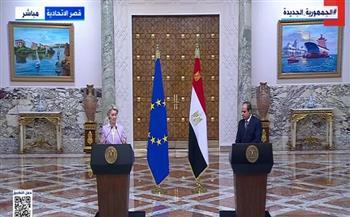 الرئيس السيسي: مصر تتمسك بالتوصل لاتفاق قانوني ملزم بشأن سد النهضة