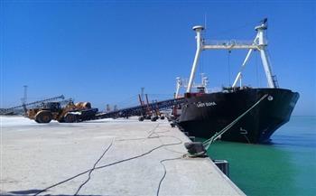 تصدير 2700 طن ملح إلى اليونان عبر ميناء العريش وتداول 27 سفينة بموانئ بورسعيد