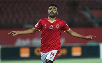 حسين الشحات يحرز الهدف الأول للأهلي في ناديه الأسبق 