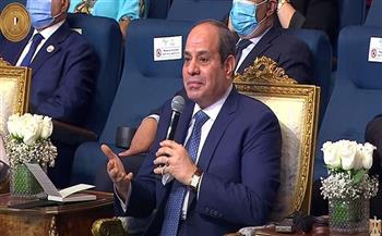 الرئيس السيسي: البنية الأساسية في مصر تكلفت 500 مليار دولار بآخر 7 سنوات