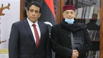 في القاهرة.. «المنفي» وعقيلة صالح يبحثان إجراء الانتخابات الليبية بأقرب فرصة