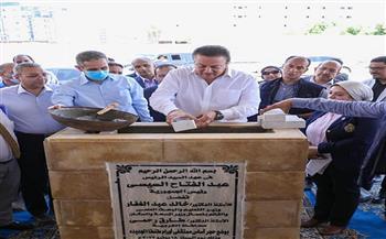 عبدالغفار  يضع حجر الأساس لـ مستشفى مركز أورام طنطا الجديد  