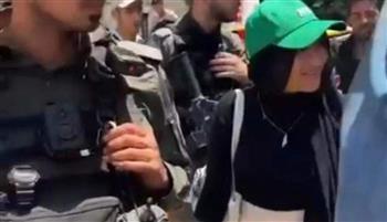 الاحتلال الاسرائيلى يعتقل فتاة من باب العامود