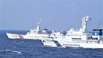خفر السواحل الياباني: سفينتان صينيتان تدخلان المياه الإقليمية قبالة جزر "سينكاكو"