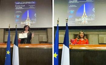 تكريم ليلى علوي وإلهام شاهين في رابطة إبداع العالم العربي والمهجر بفرنسا 