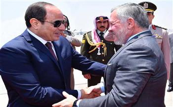 الرئيس السيسي يستقبل عاهل الأردن بـ شرم الشيخ 
