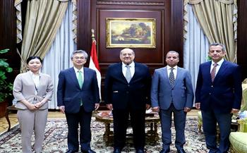 رئيس الشيوخ يستقبل سفير اليابان في القاهرة