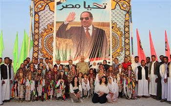 المنطقة الغربية العسكرية تنظم حفل زفاف لـ 22 شابًا وفتاة من أبناء مطروح