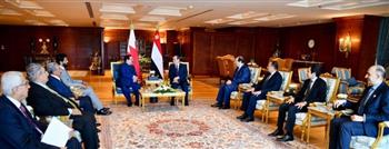 الرئيس : نتطلع إلى تعزيز التعاون البنّاء بين مصر والبحرين والأردن 
